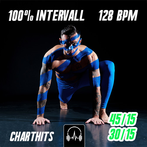 100% Intervall - Charthits #1 (45|15 + 30|15) - 128 BPM
